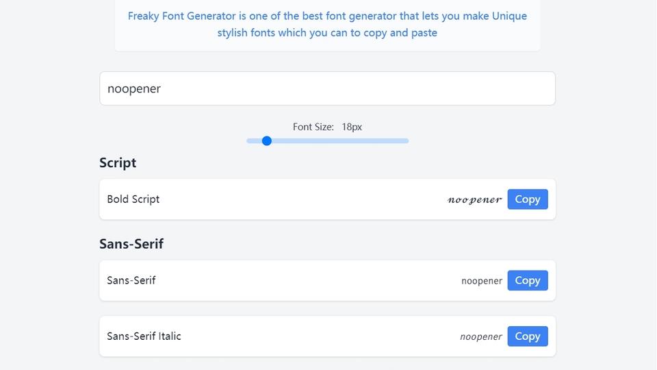 Freaky Font Generator Freaky Font Generator