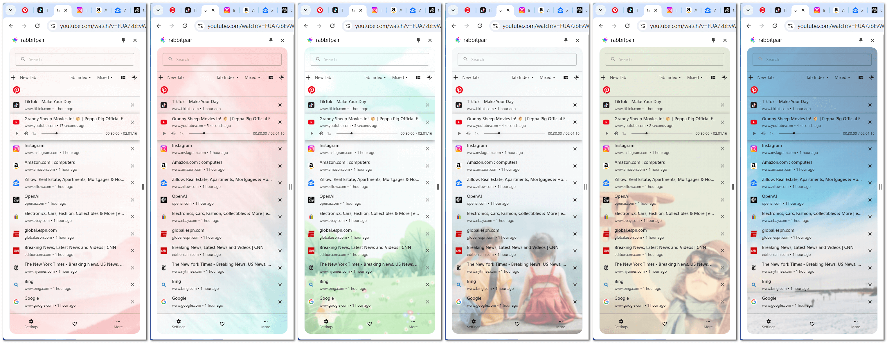 VertiTab - 侧边栏垂直标签页