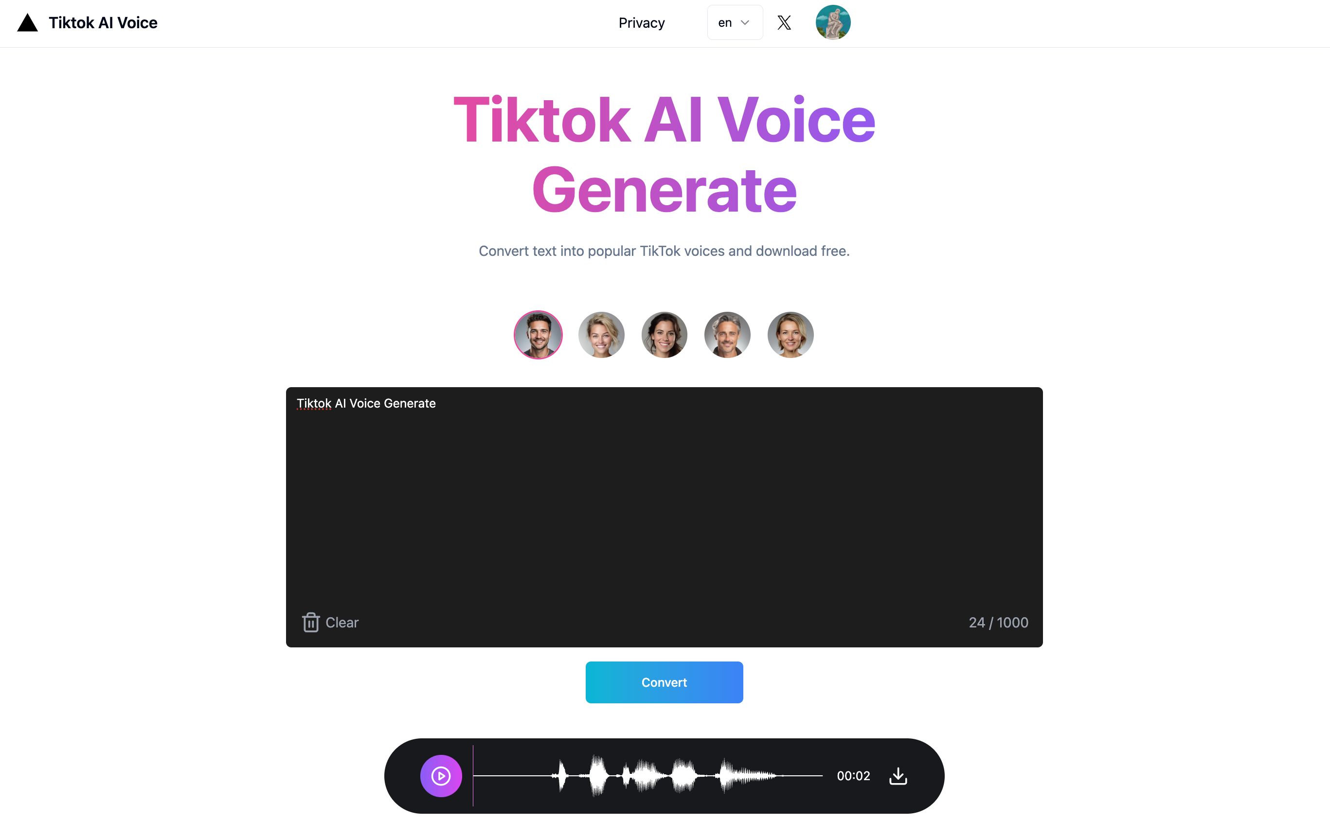 Tiktok AI Voice