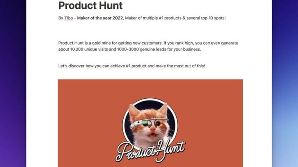 Ultimate guide on how to rank #1 on Product Hunt Ultimate guide on how to rank #1 on Product Hunt