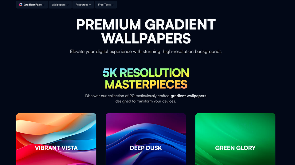 Gradient Page Gradient Page