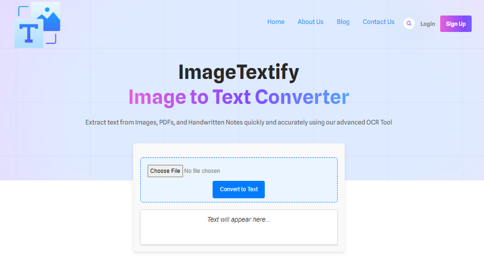 ImageTextify ImageTextify