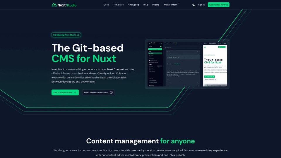 Nuxt Studio Nuxt Studio