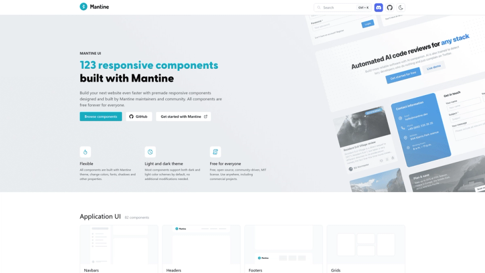 Mantine UI Mantine UI