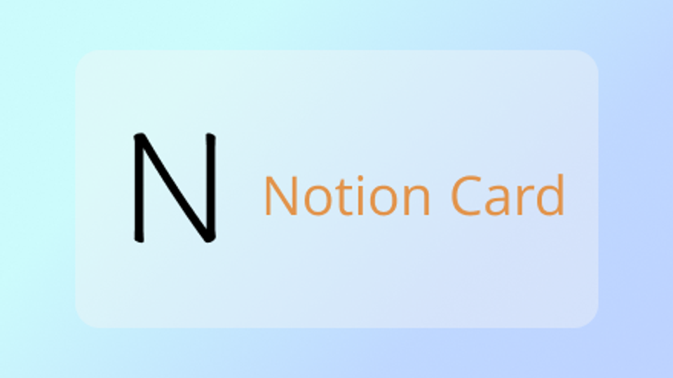 NotionCard NotionCard