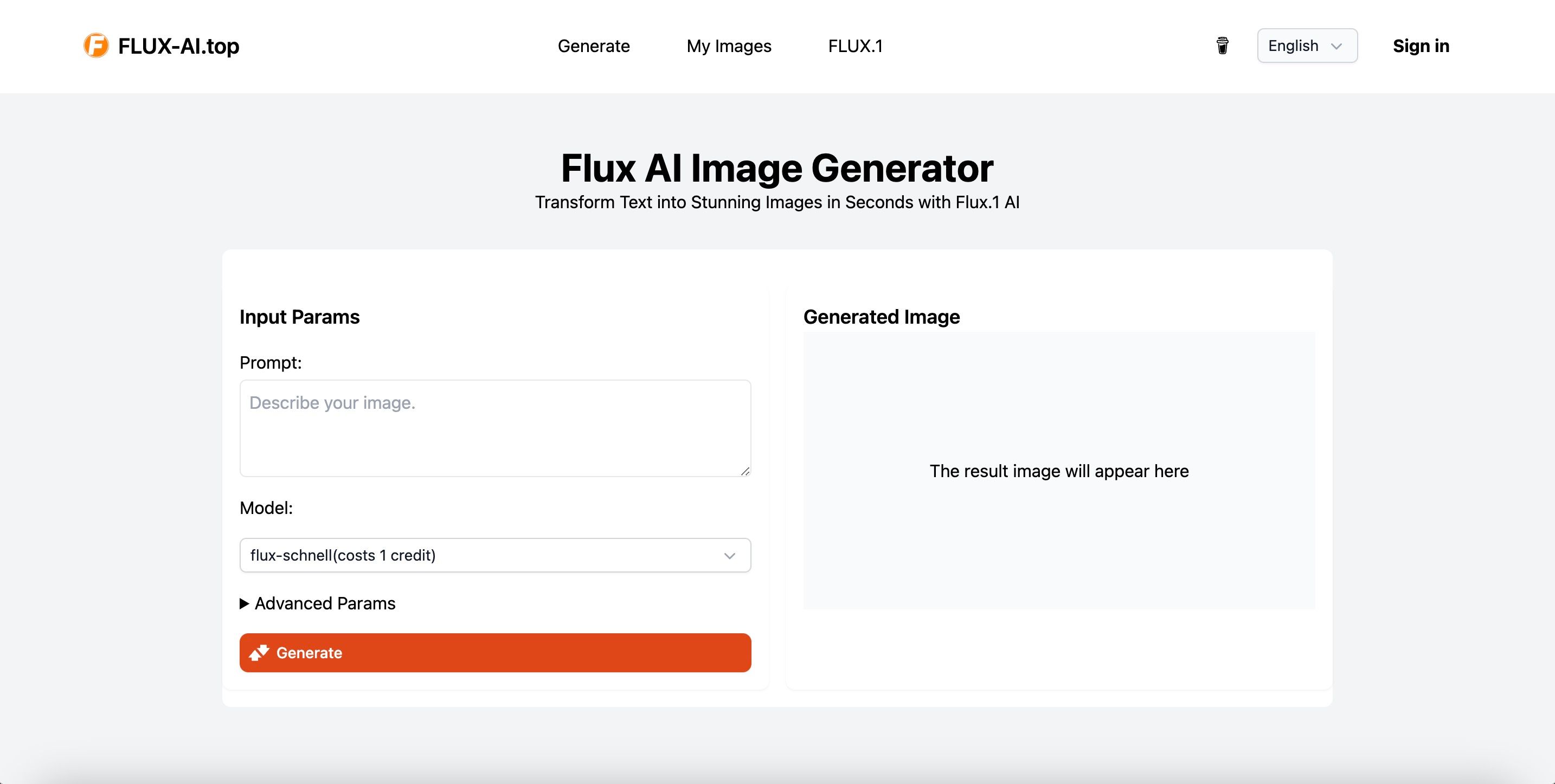 Flux AI 图片生成器