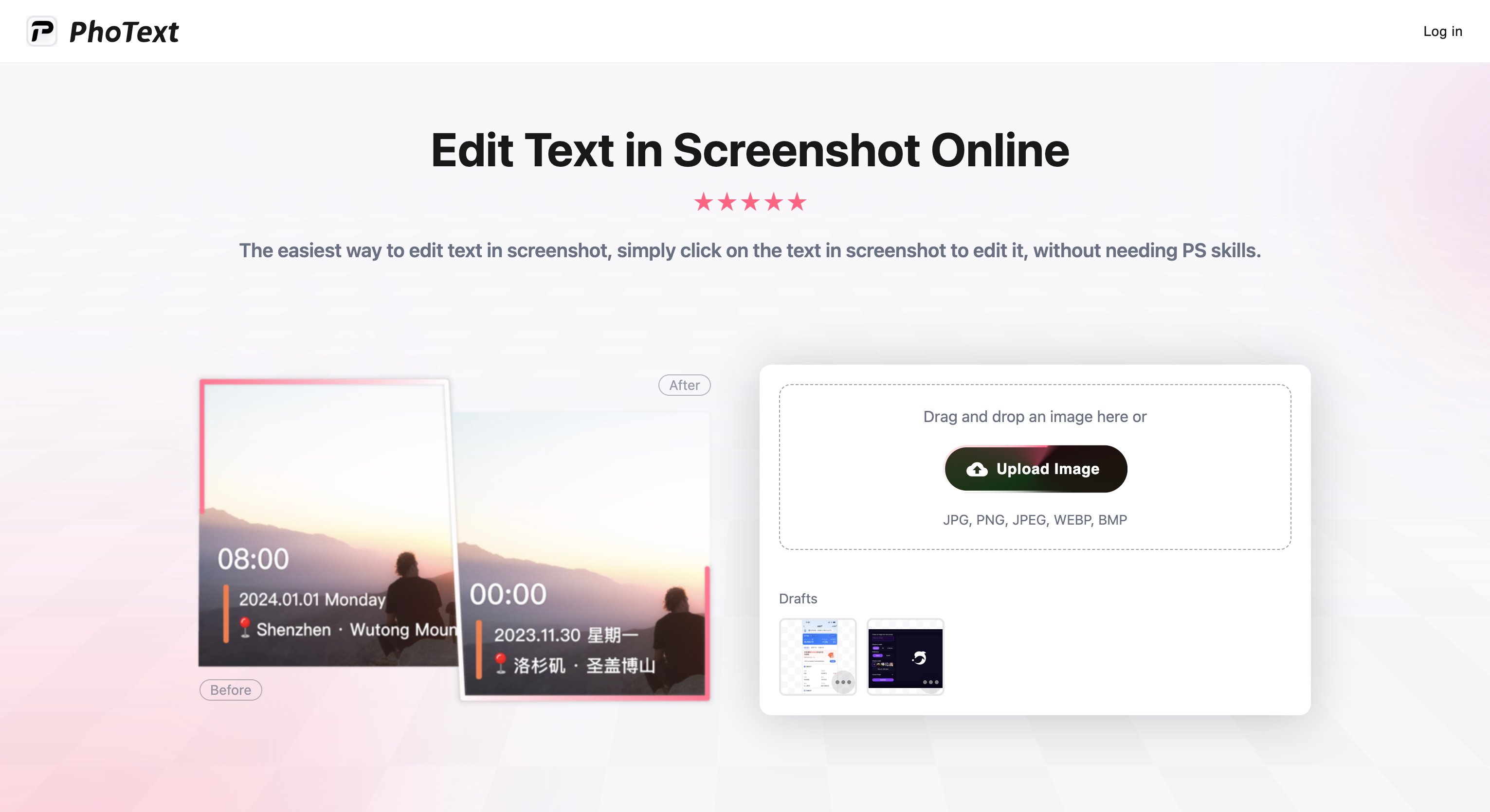 PhoText - Edit Text in Image