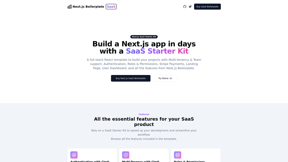 SaaS Boilerplate Pro SaaS Boilerplate Pro