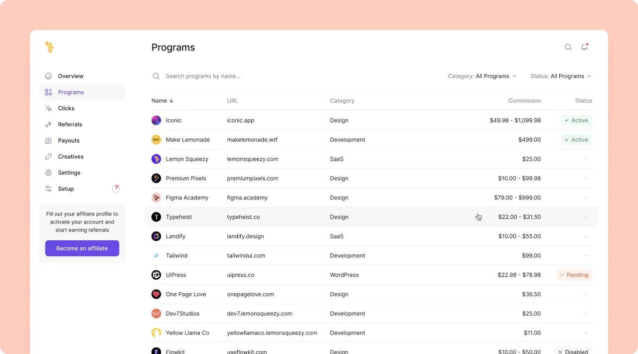 Lemon Squeezy Affiliates