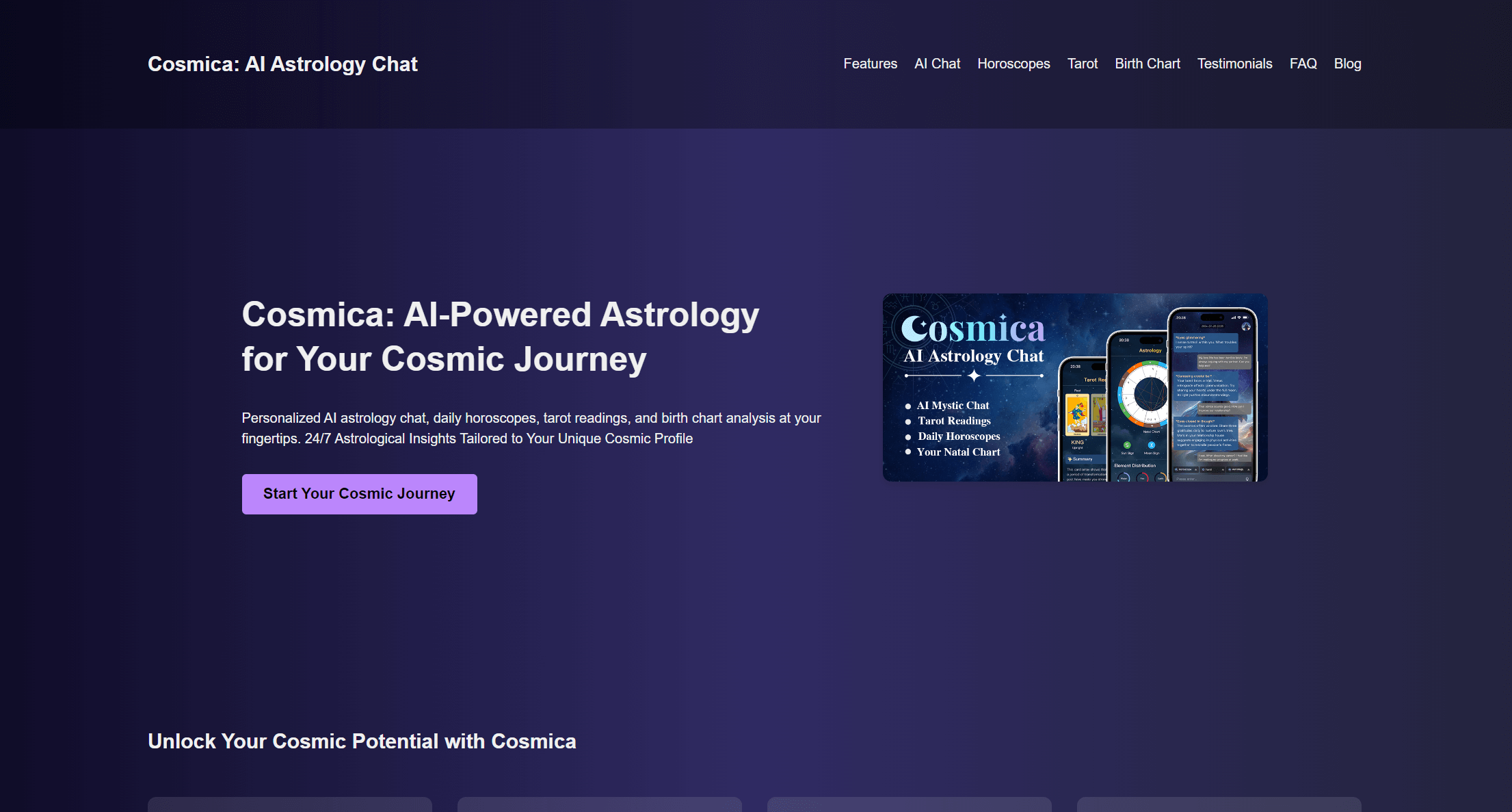 Cosmica: AI Astrology & Tarot