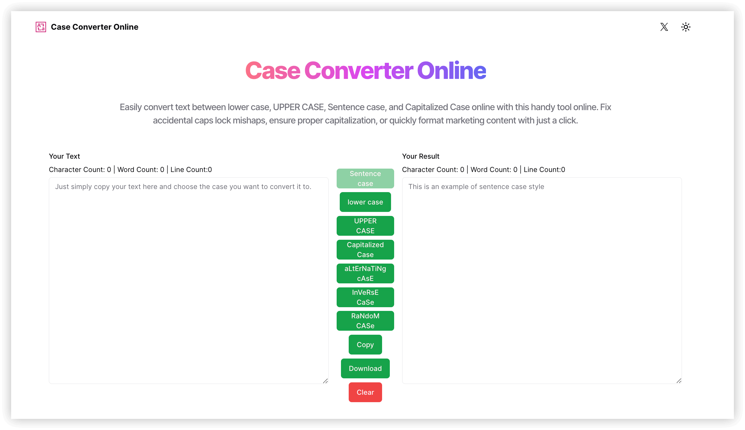 Case Converter Online
