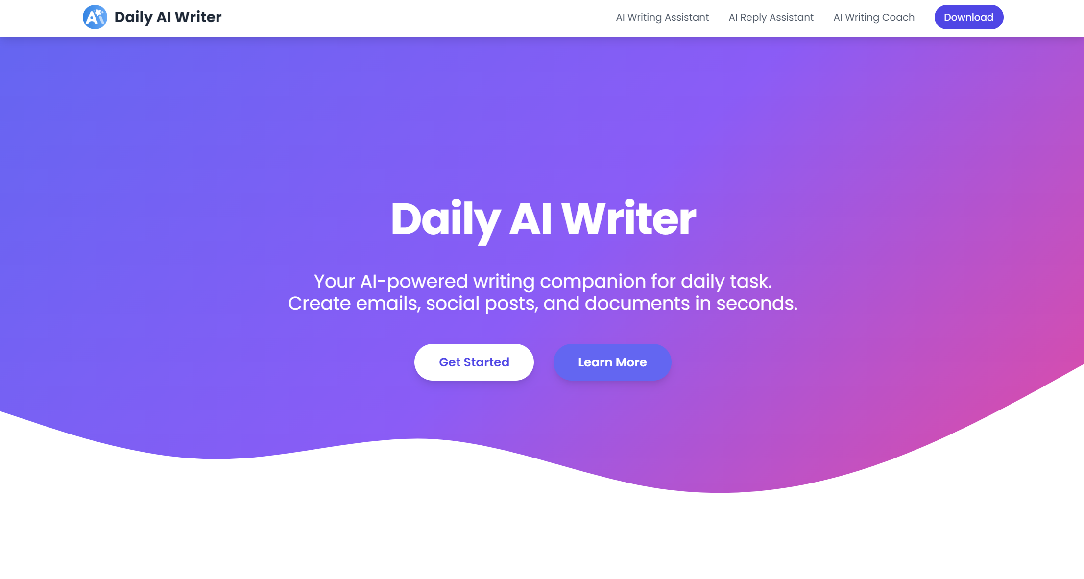Daily AI Writer: Text & Email