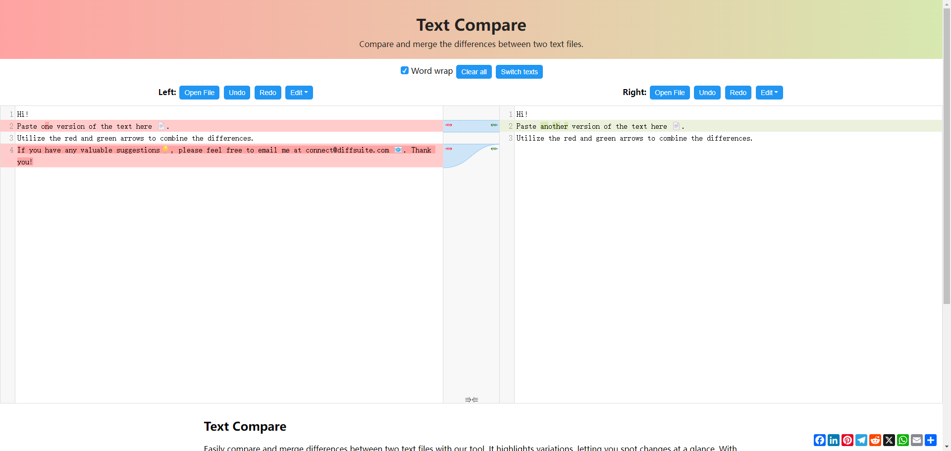 Text Compare