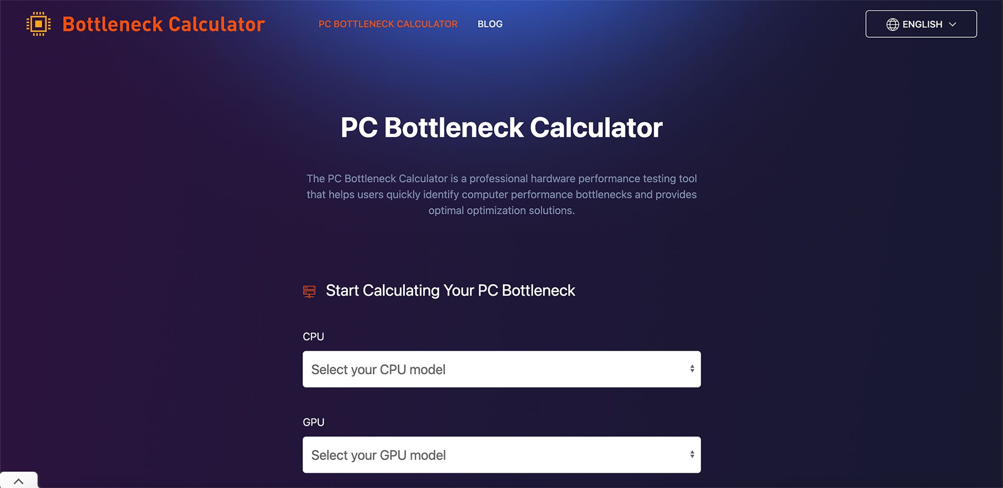PC Bottleneck Calculator