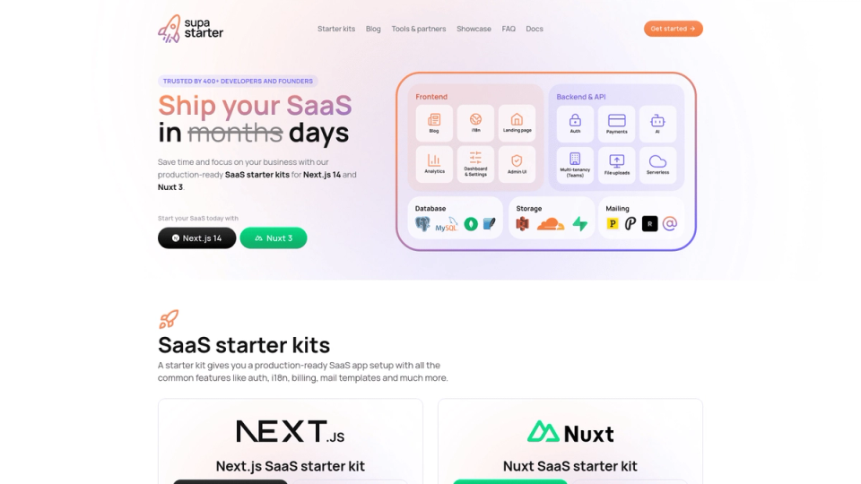 Supastarter Nextjs