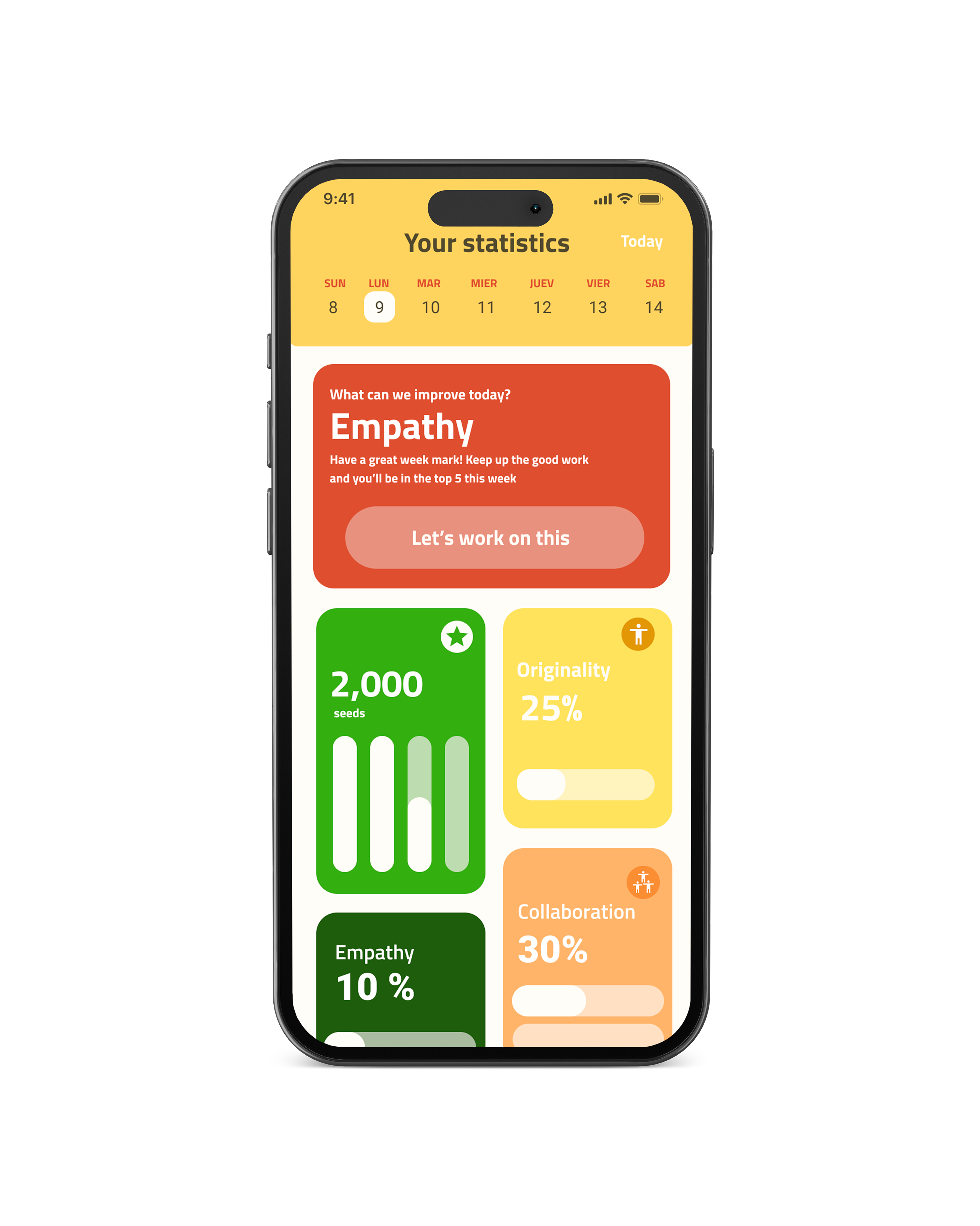 Ainoa app mockup