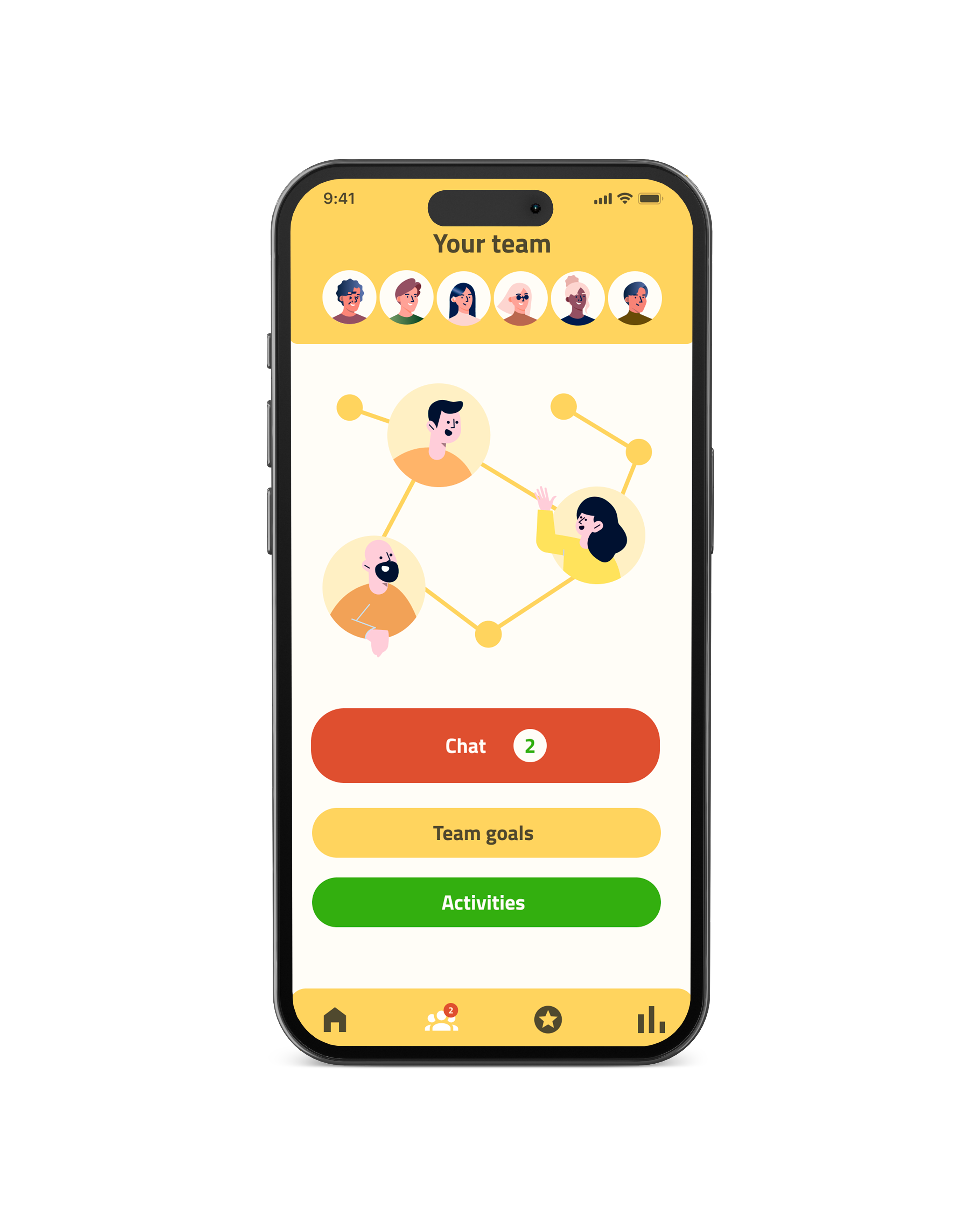 Ainoa app mockup