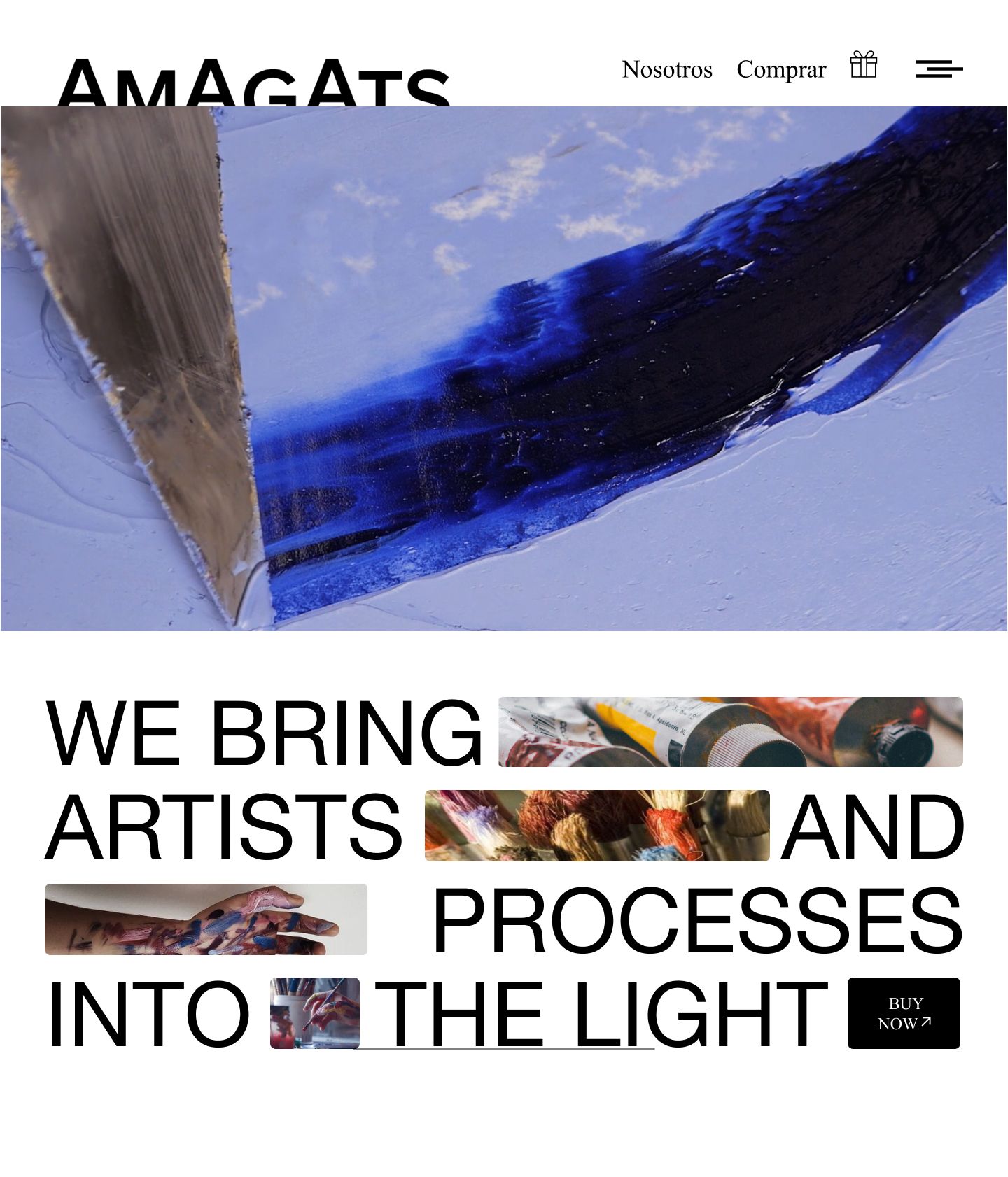 Amagats Landing Page
