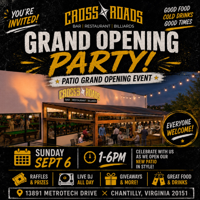 Patio Grand Opening Party