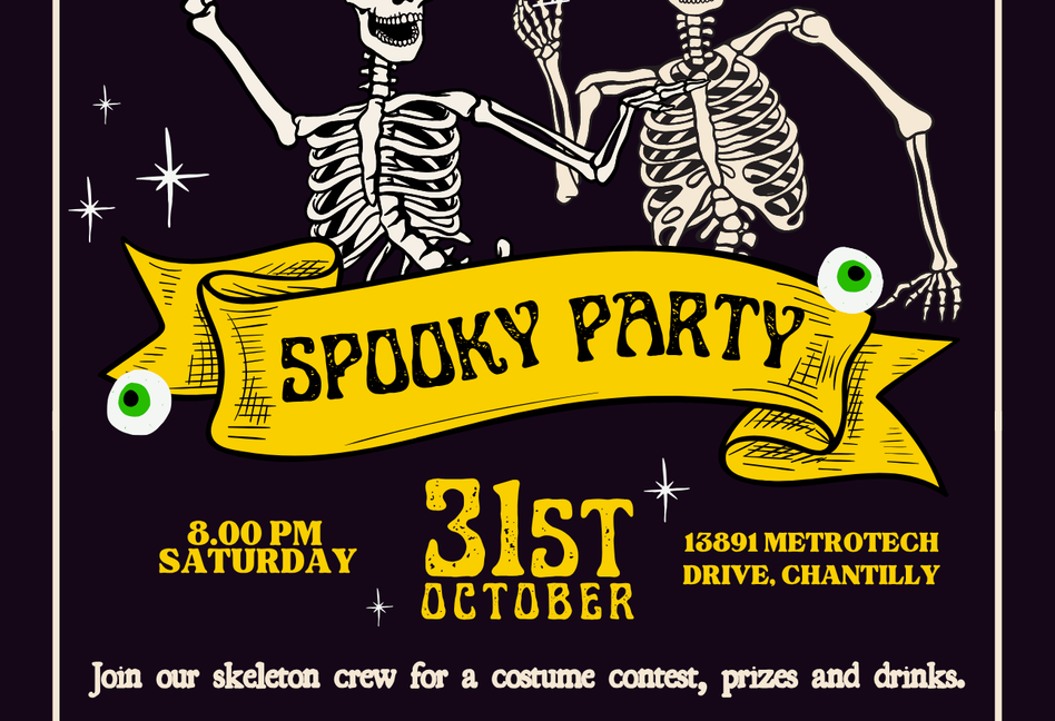 Crossroads Spooky Party, Saturday October 31st at 8 PM: costume contest with $500, $250 and $100 prizes, live music by Angerbox, swag giveaways