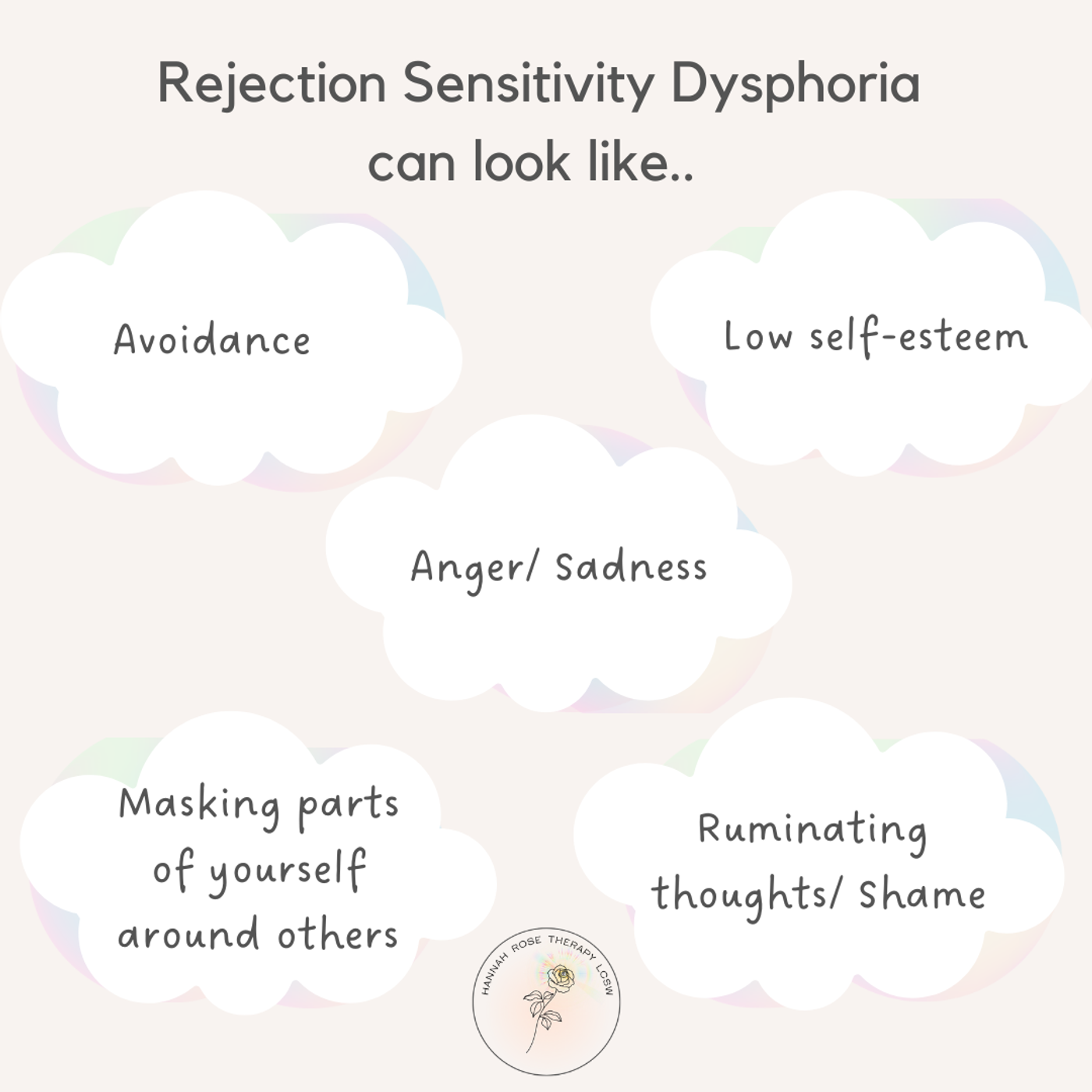 Rejection sensitivity dysphoria can look like...