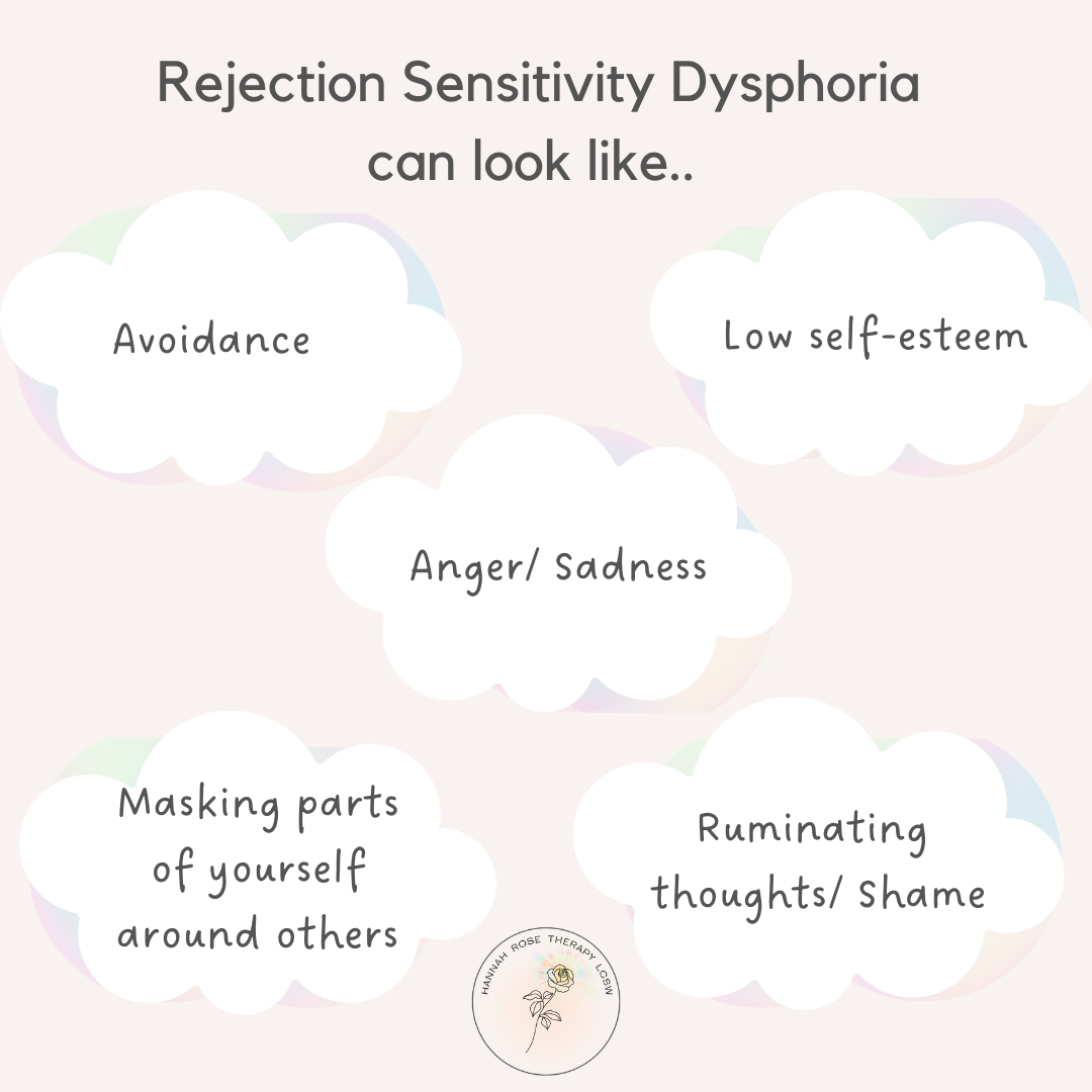 Rejection sensitivity dysphoria can look like...