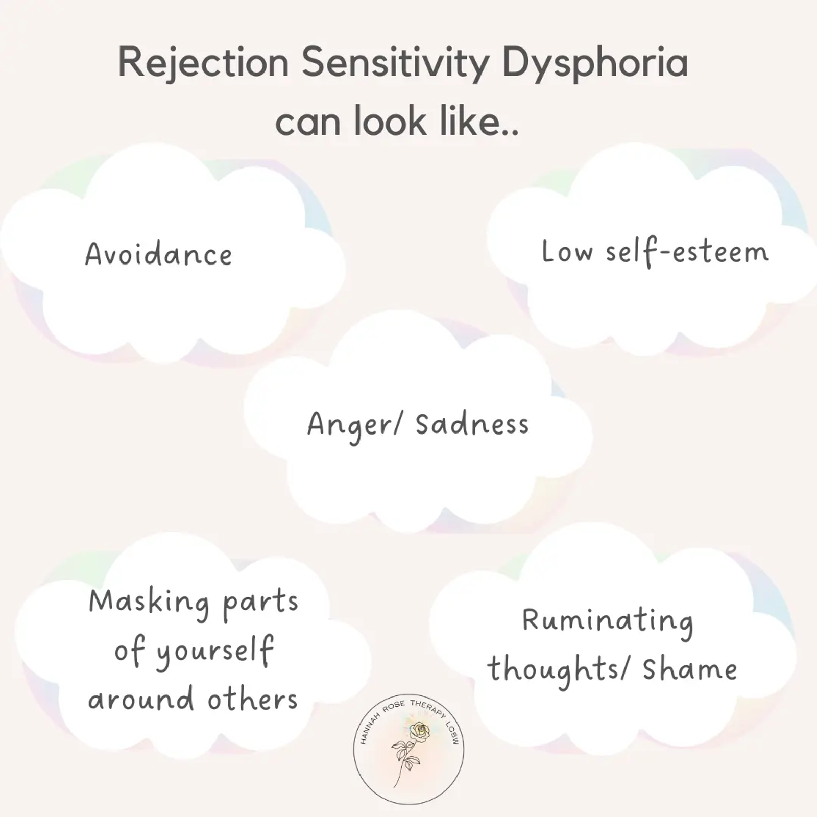 Rejection sensitivity dysphoria can look like...