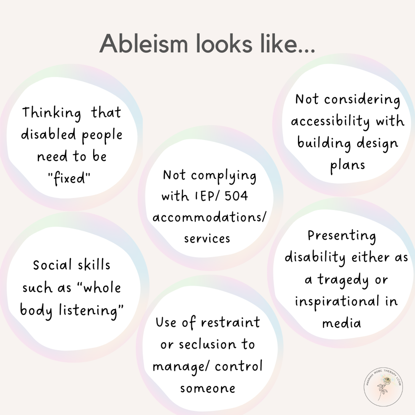 Ableism and Accommodations