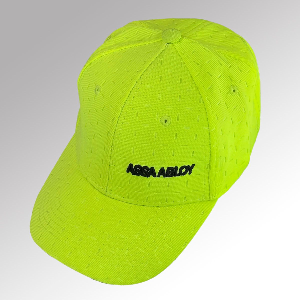 Gorra springflex con grecas y bordado 3D en gajo izquierdo ASSA ABLOY