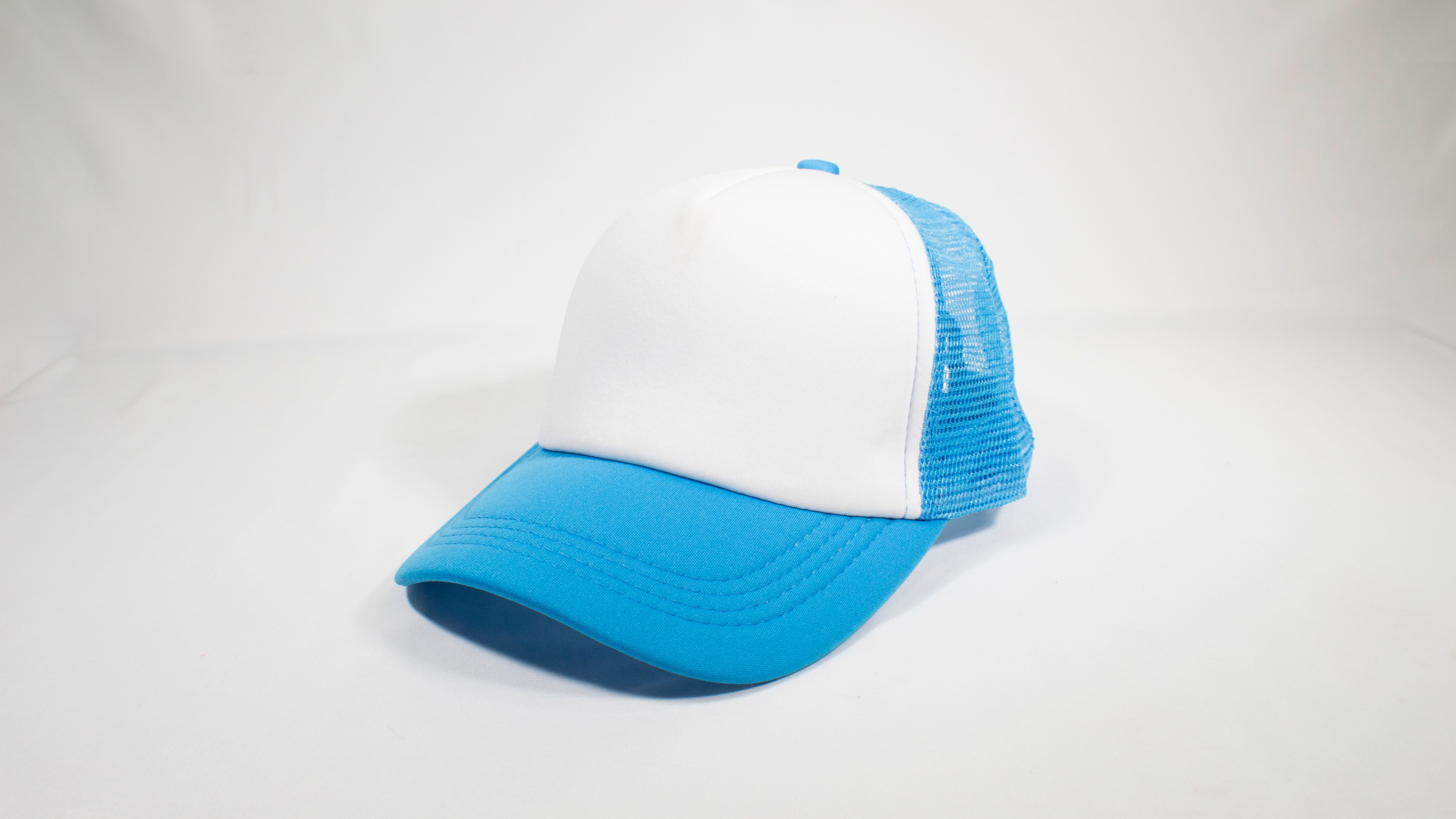 Gorra Malla Esponja Azul Turquesa