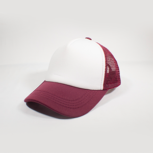 Gorra Gajos Esponja Rojo vino con blanco