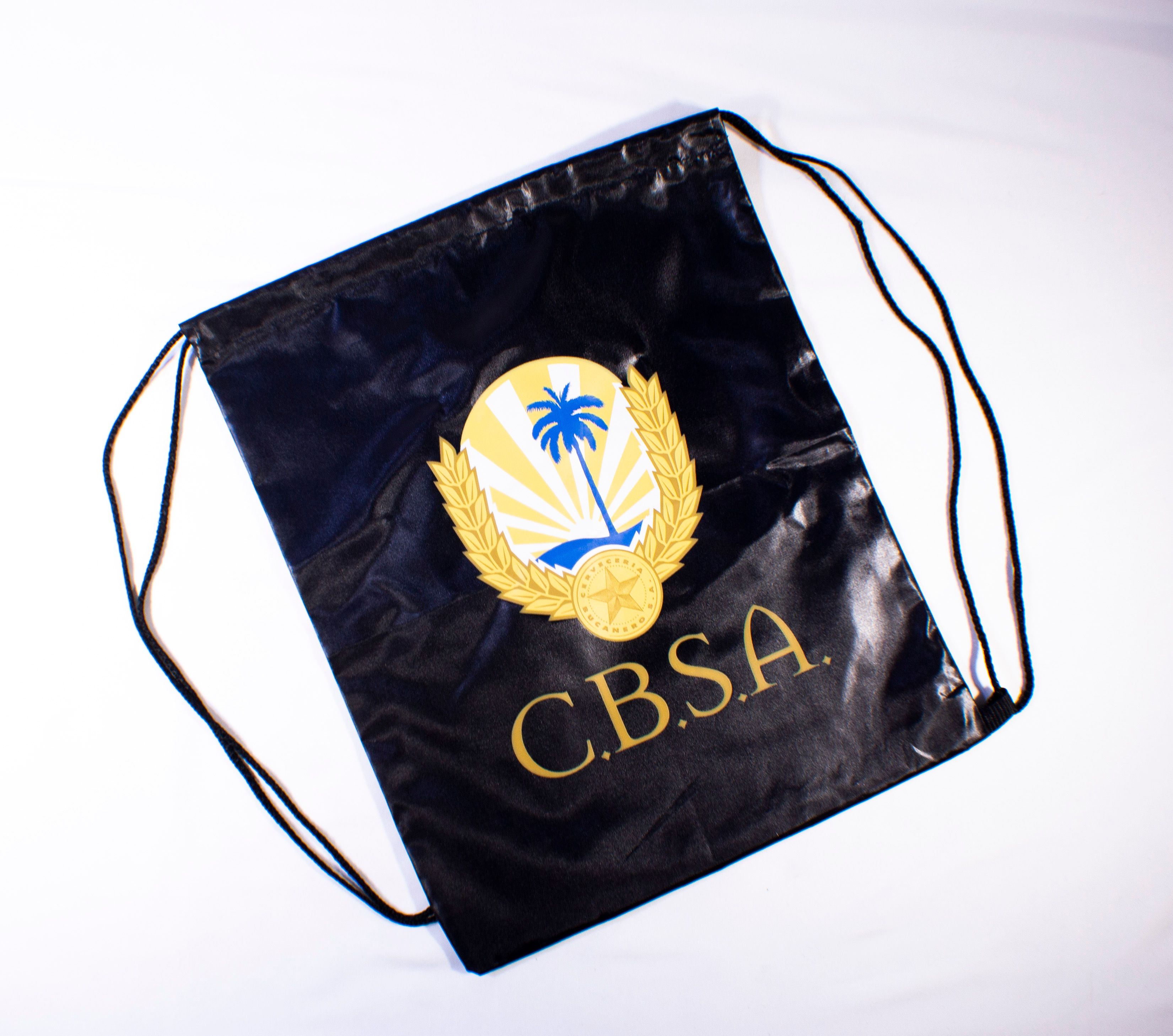Bolsa CBSA negra de Semi canasta Cordon Flojo Negro 40x55cm