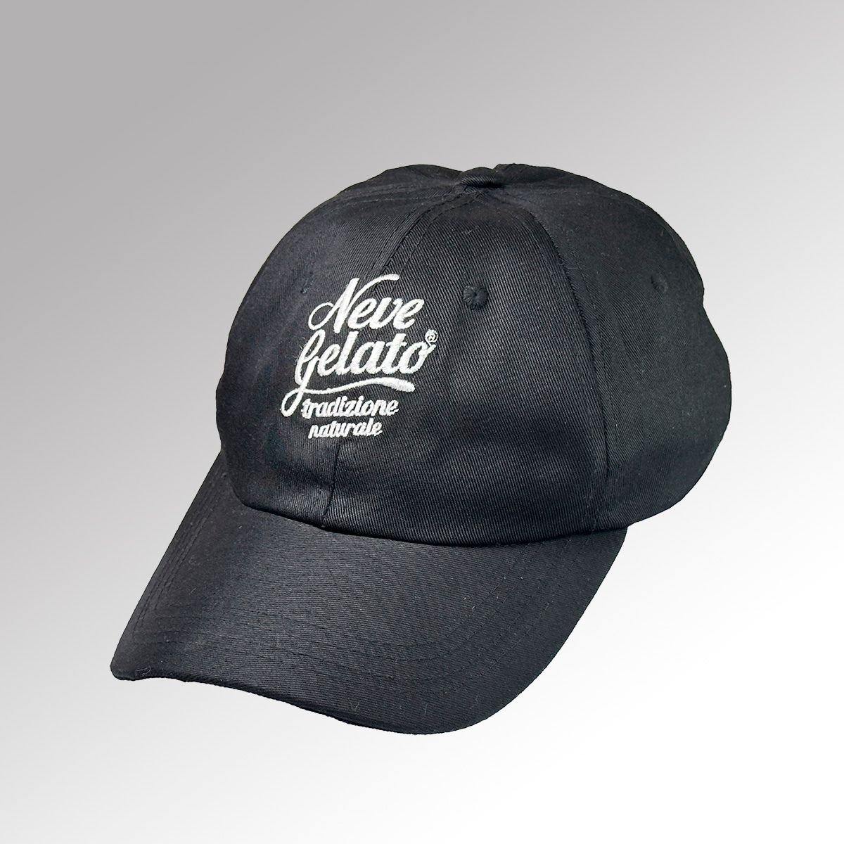 Gorra de gabardina con bordado plano NEVE GELATO