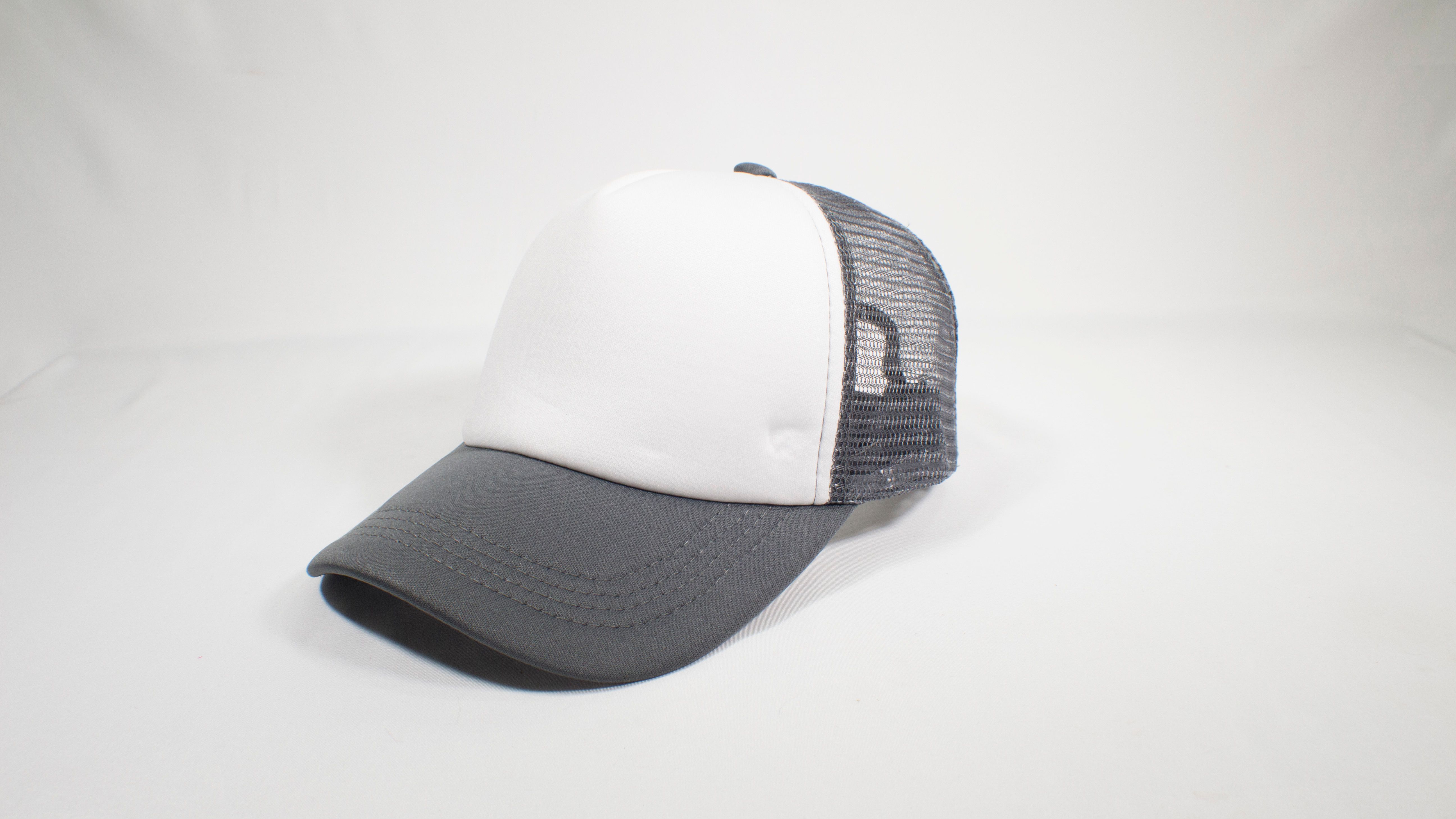 Gorra Esponja Malla Gris Oxford