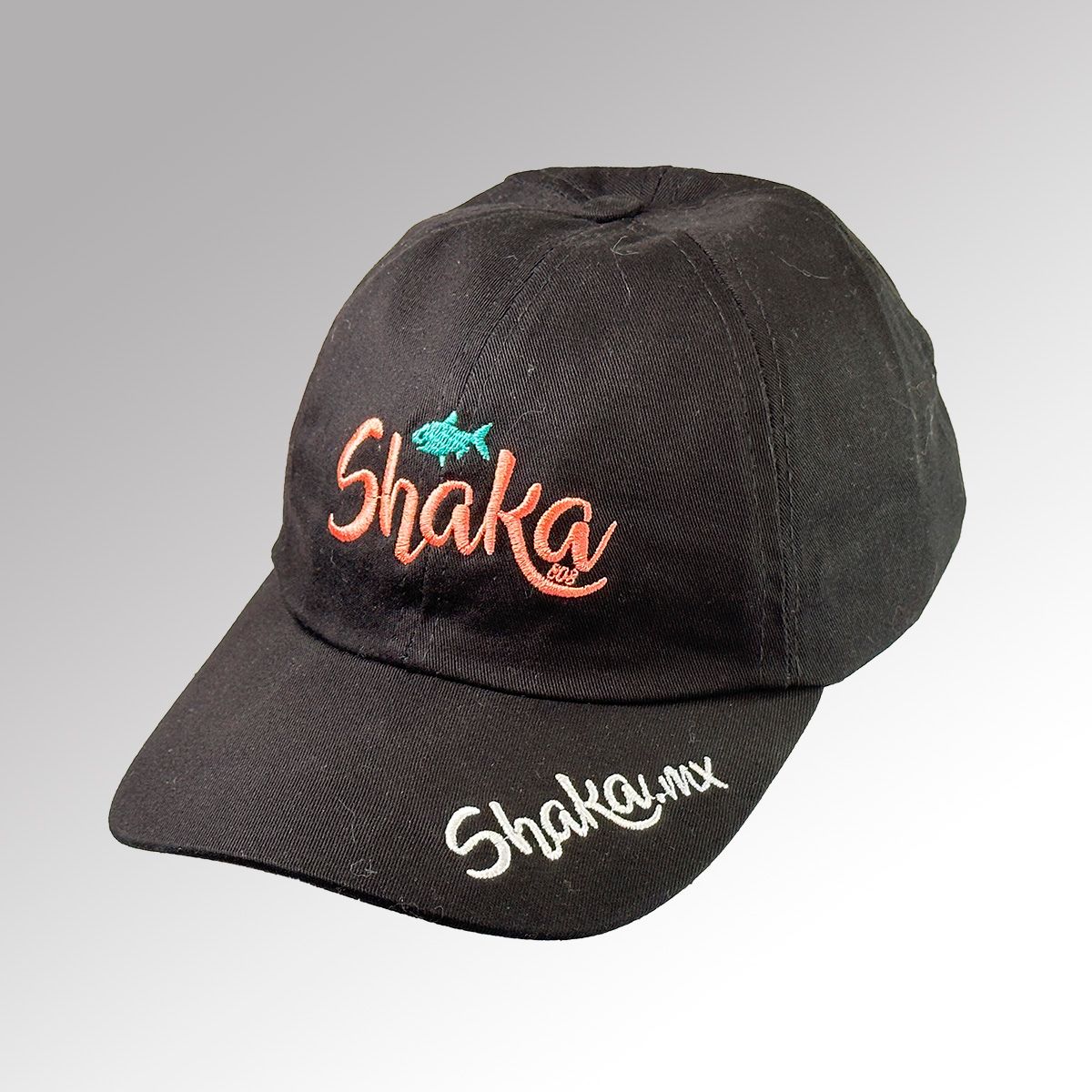 Gorra de gabardina con bordado extra en la visera SHAKA