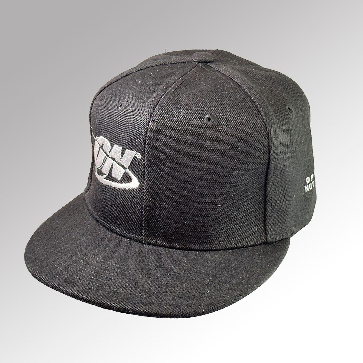 Gorra de acrilana con visera plana con bordado plano ON