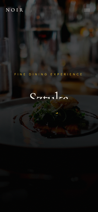 Restauracja Noir — mobile
