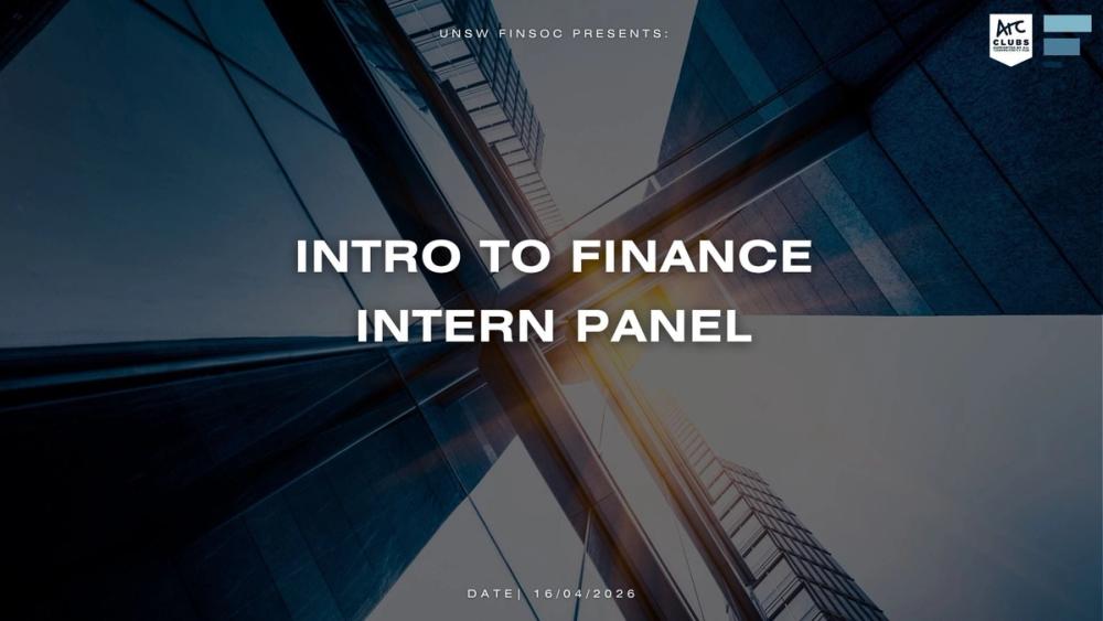 Intro to Finance Intern Panel
