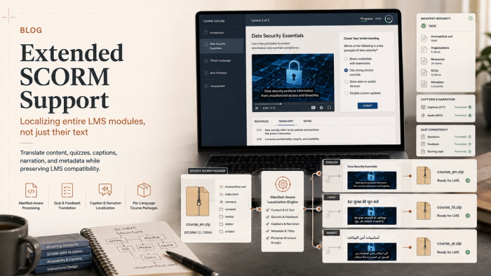 Extended SCORM Support: Localizing Entire LMS Modules, Not Just Their Text