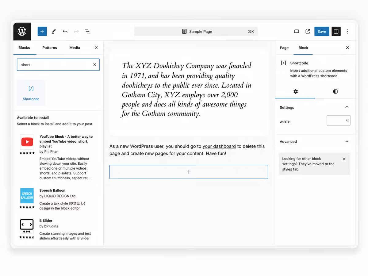 WordPress page builders compatible with SwiftXR