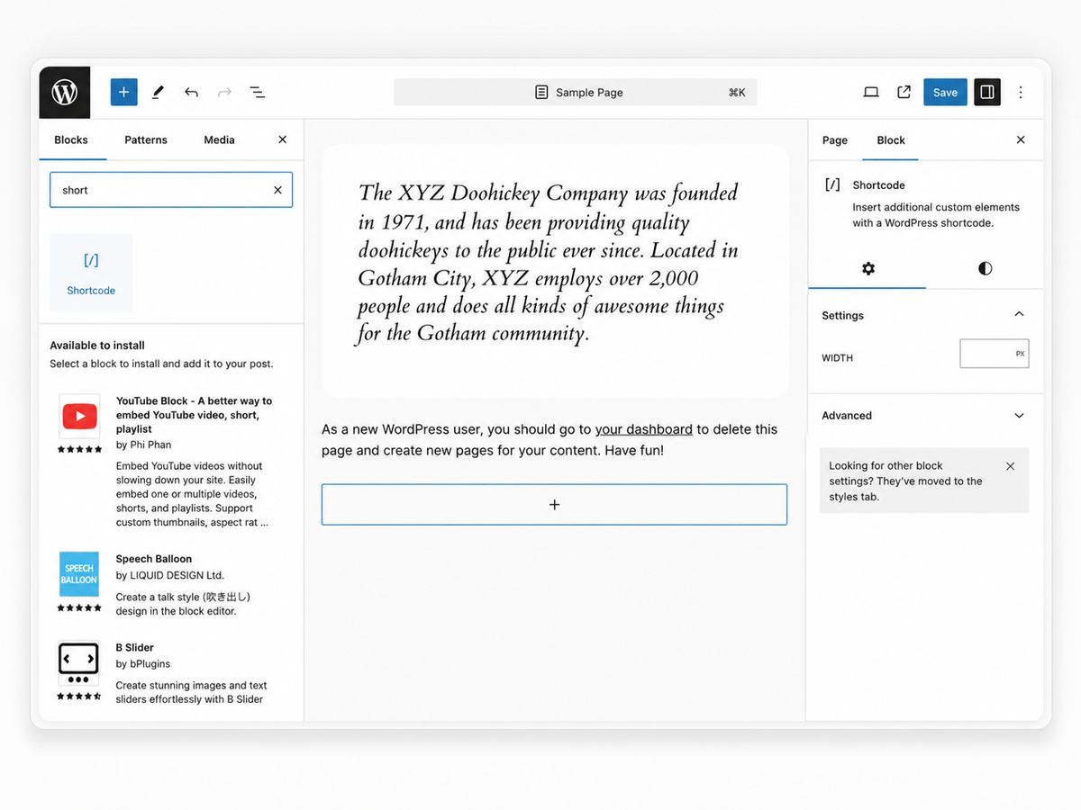WordPress page builders compatible with SwiftXR