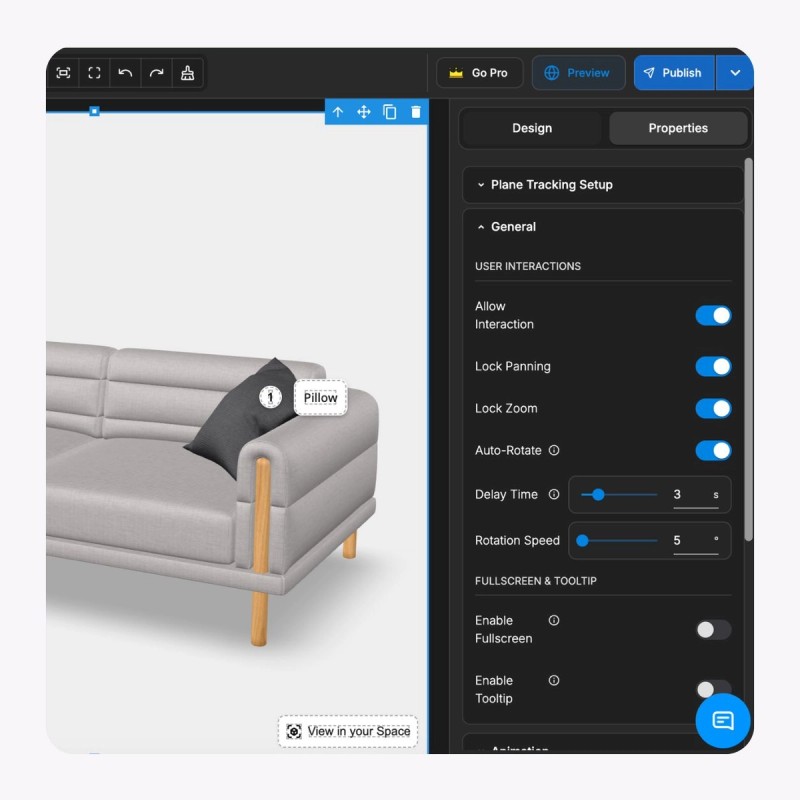 SwiftXR visual editor