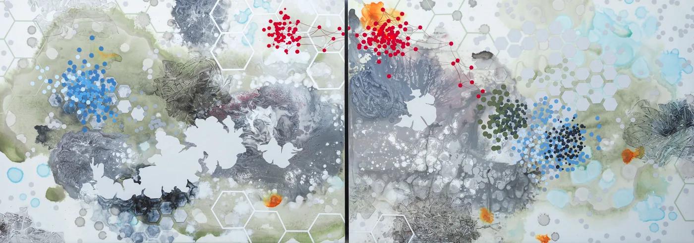 Heather PATTERSON, Uncharted Territory (diptych)