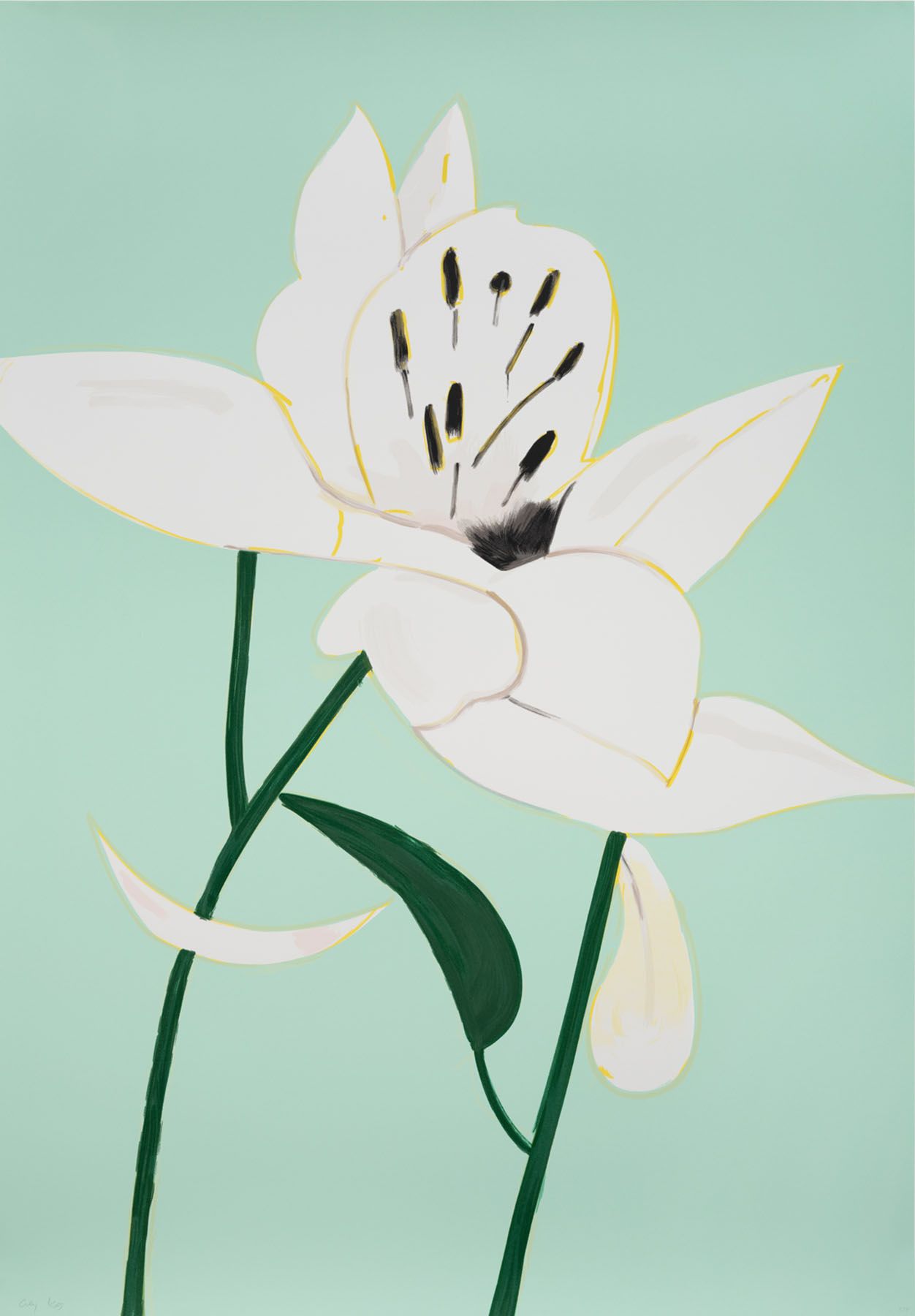 Alex KATZ, White Lilies 4