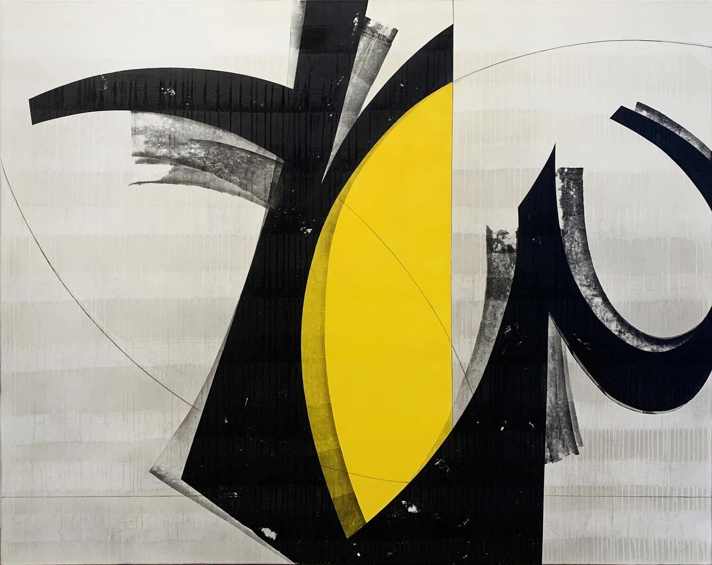 Charley BROWN, Untitled, with yellow insert #1