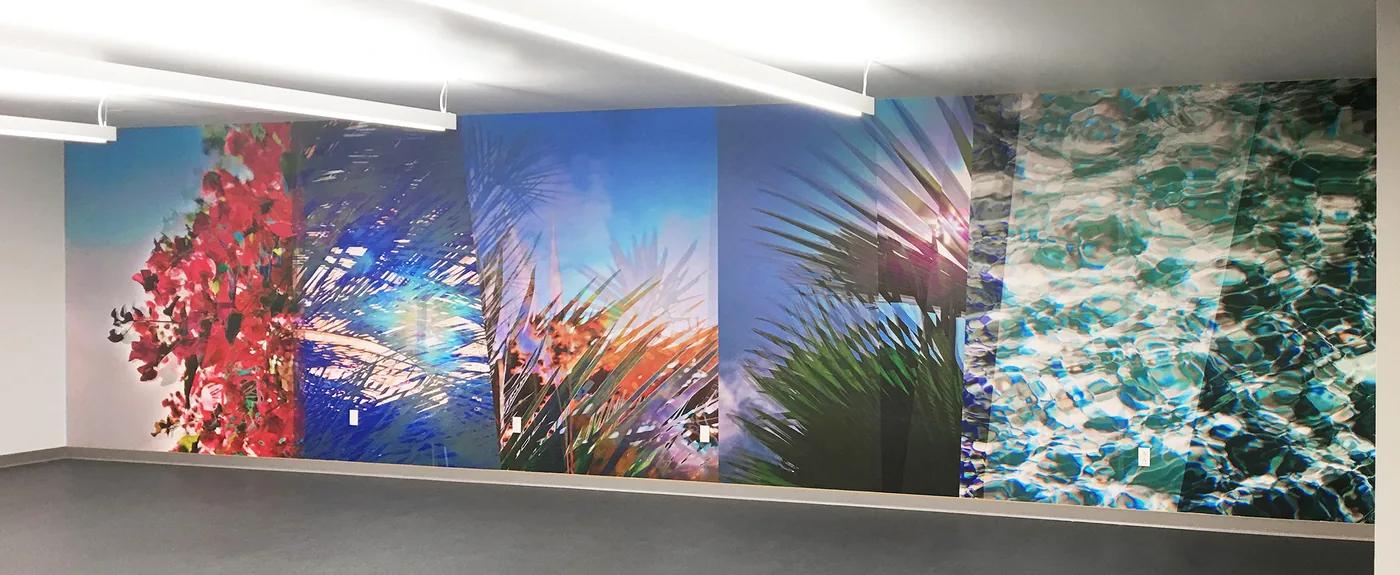 J PAXTON, digital photographic montage, 9 x 34 feet