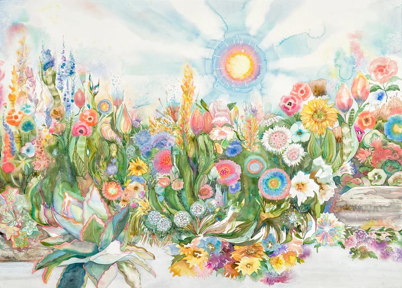 Laura BALL, Sunrise in the Garden