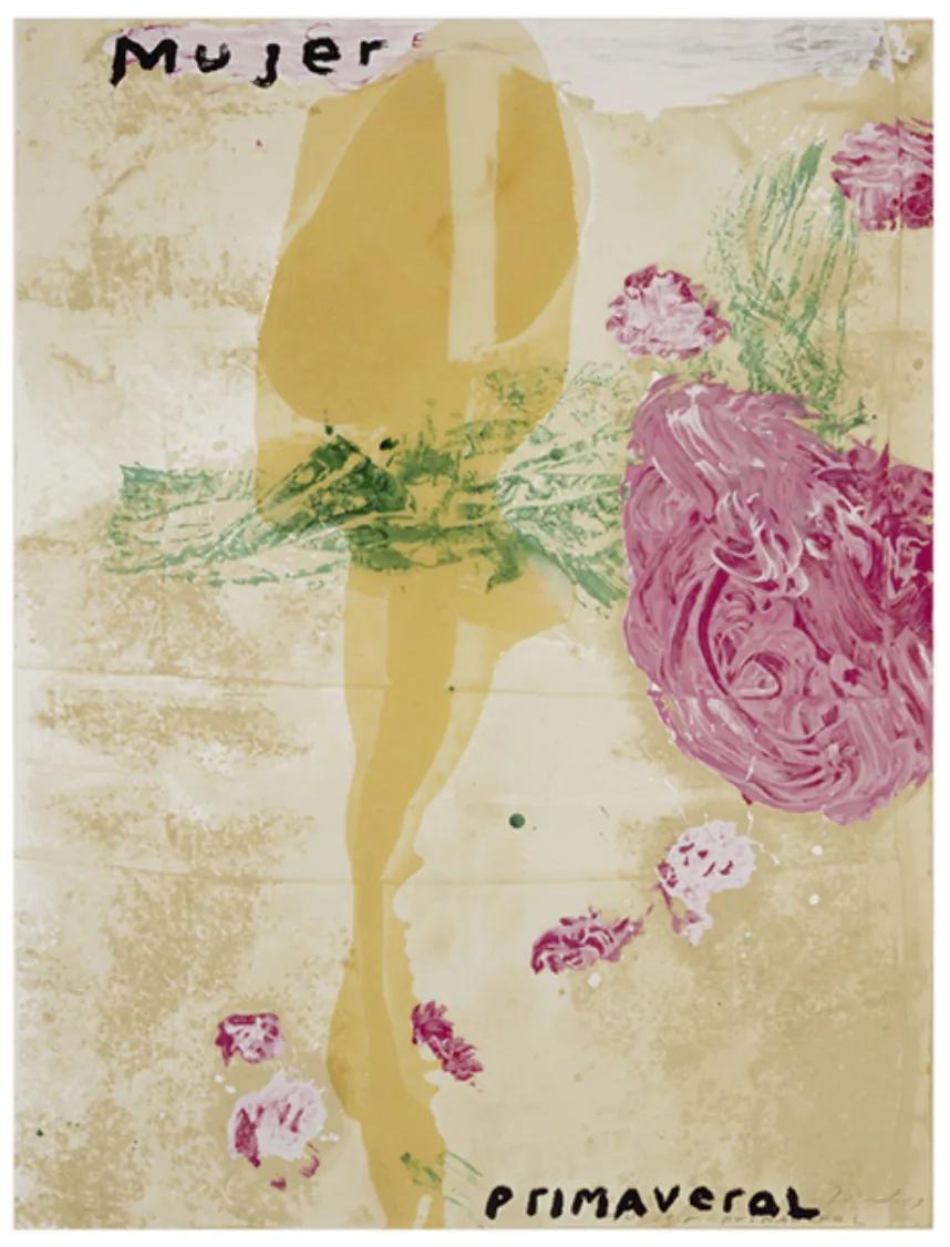 Julian SCHNABEL, Mujer Primaveral