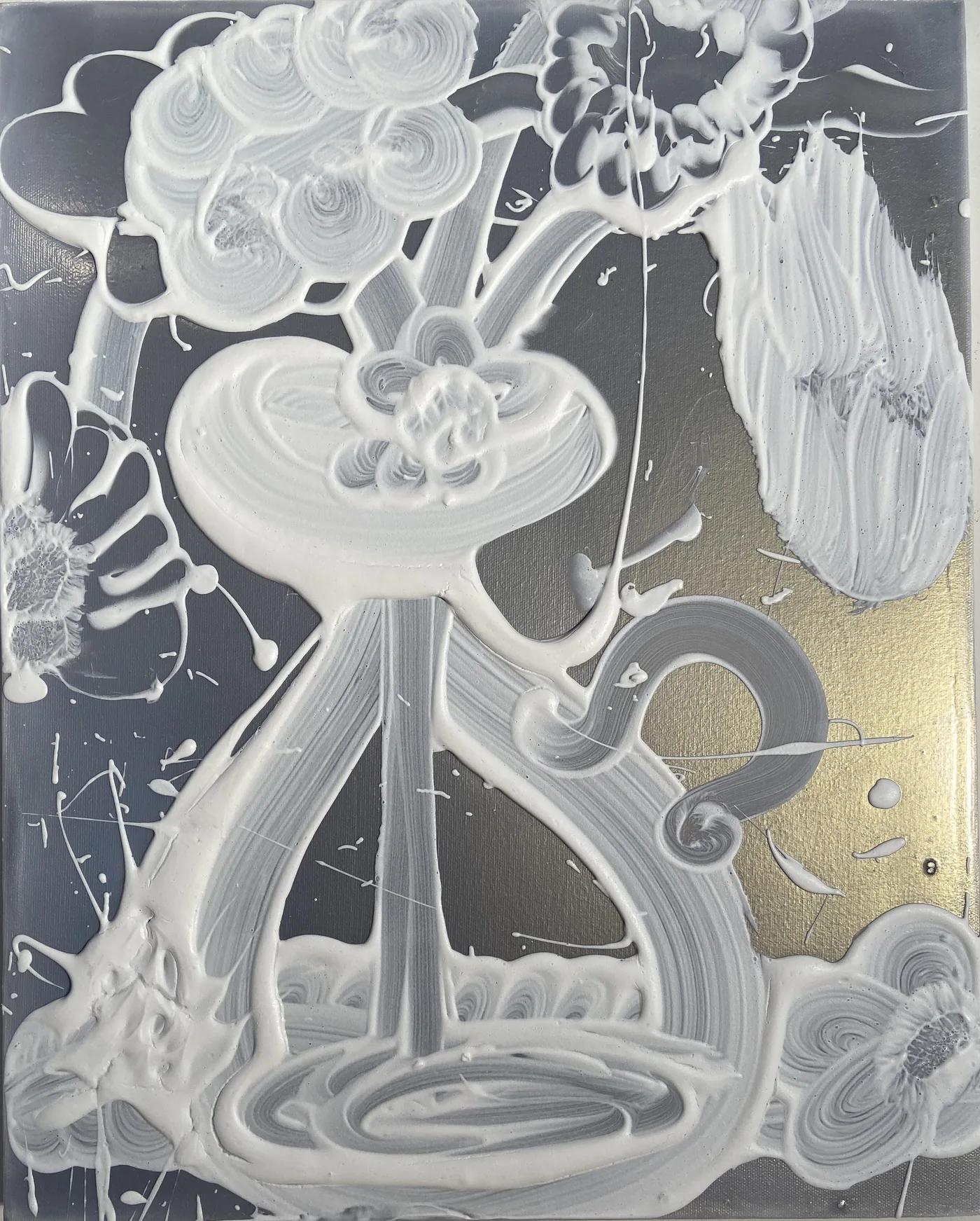 Catherine HOWE, Dark Mica Painting (Swirl Girl)
