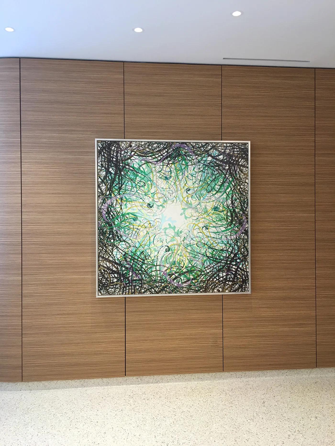 Ryan McGINNESS, Untitled (Black Hole)